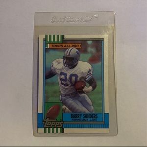 1990 Topps All Pro Barry Sanders & Jerry Rice Cards